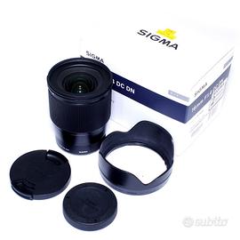 Sigma 16mm f1.4 (attacco Canon EF-M) – come nuovo