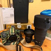 Fotocamera Nikon D5 piu ottiche
