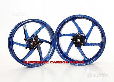 Yamaha r1 cerchi pvm superbike magnesio alluminio