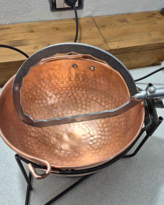 Paiolo  elettrico in Rame
