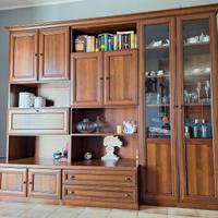 vetrina salotto in legno