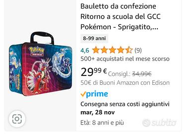 Valigetta Pokémon con 6 bustine e altro - Collezionismo In vendita a Bergamo