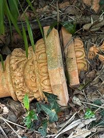 6 colonne come nuove, da regalare, 220 cm