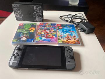 Nintendo Switch ed. "Super smash Bros" + 3 giochi