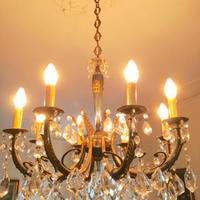 SCONTO lampadario anni '60 con cristalli vintage