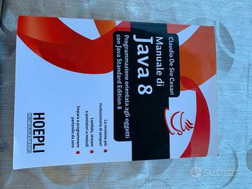 Libro informatica Java 8 di Claudio de Sio