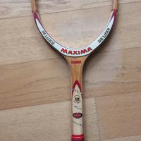 Racchetta da tennis vintage  in legno Maxima