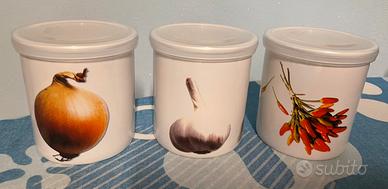 Barattoli cucina ceramica nuovi