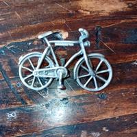 modellino bicicletta argento 800