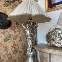 Lampada bagno argento