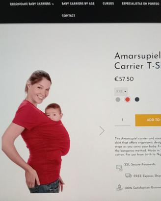 Maglia baby wearing Amarsupiel