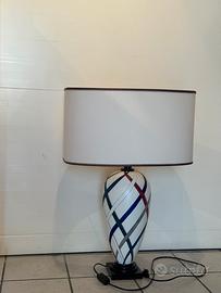 Lampada da tavolo in ceramica colorata H73cm