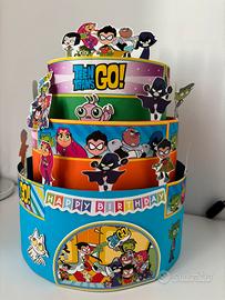 Torta scenografica teen titans go