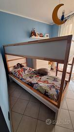 letto kura +materasso +cassetti+doppio letto