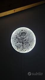 🌕 Lampada a Parete "Lunar Experience" – 50x50 cm