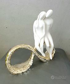 Scultura  infinito -H.23 cm.-Bongelli Preziosi