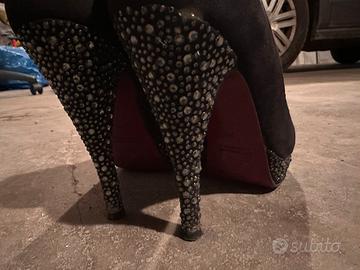 Decolte scarpe pelle col tacco donna altramarea