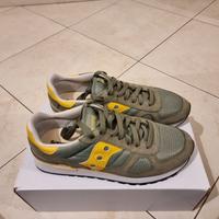 Saucony shadow unisex 41 giallo e verde