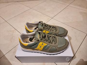 Saucony shadow unisex 41 giallo e verde
