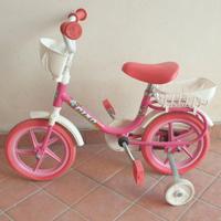 Bici bambina con rotelle