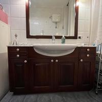 mobile bagno artigianale con specchio