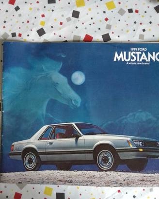 DEPLIANT MUSTANG FORD  1979 originale vintage
