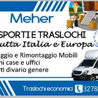 Traslochi trasporto e sgombero