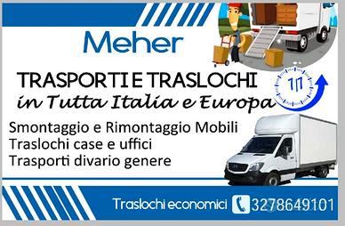 Traslochi trasporto e sgombero