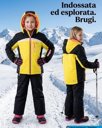 Tuta da Sci Bambina Brugi - Taglia 6/7 Anni