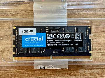 Ram Crucial DDR5 Notebook 5600Mhz