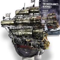 Piececool 3d Metal Puzzle Nave Pirata, Queen Anne'