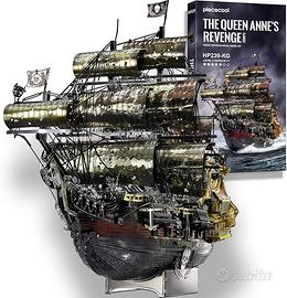 Piececool 3d Metal Puzzle Nave Pirata, Queen Anne'