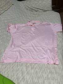 T-shirt rosa a mezza manica