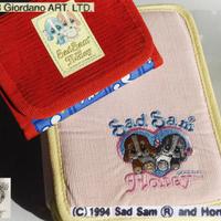 ♥ Vintage 1990 SAD SAM Honey Portafoglio Astuccio