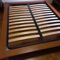 Letto matrimoniale con cassettone sollevabile 