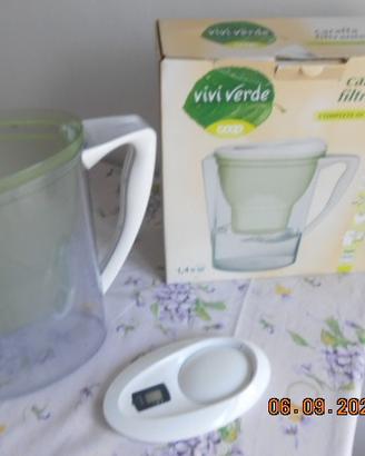 Due caraffe filtra acqua