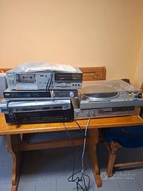 Impianto stereo vintage Hitachi anni ’70/’80 compl