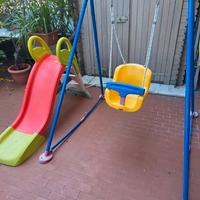 Altalena Chicco e Scivolo Smoby whater fun