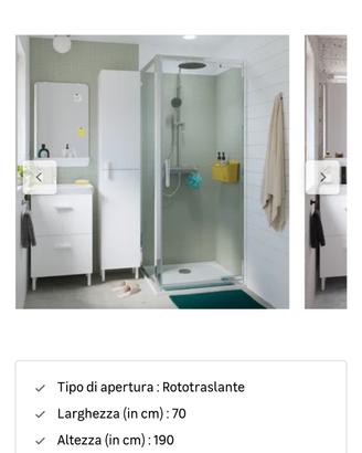 box doccia 70x70 