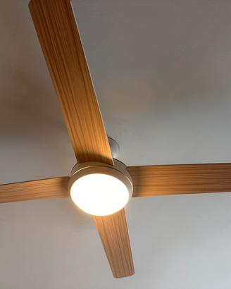 Ventilatore soffitto con luce e telecomando