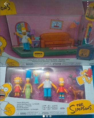Jakks Pacific Diorama famiglia Simpsons