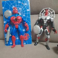 set di due spiderman snodabili