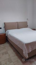 letto matrimoniale con contenitore e materasso