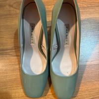 Scarpe Zara Basic 38 verde salvia