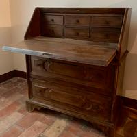 Antica Ribaltina secrétaire in legno massello