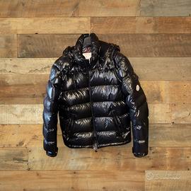 Moncler Piumino con effetto lucido
