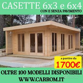 CASETTE 6x3 e 6x4 (18-24MQ) CON E SENZA PAVIMENTO