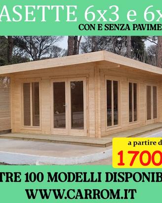 CASETTE 6x3 e 6x4 (18-24MQ) CON E SENZA PAVIMENTO
