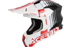 CASCO AIRSTRIKE-C ACERBIS bianco rosso 0026832
