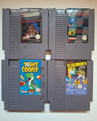 Lotto giochi NINTENDO NES